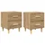 Ormarić za krevet 2 pcs Umjetnički hrast 40 x 35 x 47.5cm