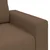 Vidaxl Dvosed kavč rjave barve 180x77x82 cm blago