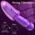 SuperLove Olaf 3in1 Massage Wand & Flapping Vibrator Purple
