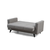 Atelier del Sofa Dvosed na razvlačenje Polya 151x86x75cm Svetlosivi