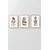 Wallity Slika 3Dartsoho109, 3 dela, 33 x 48 cm
