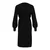 VILA Pletena obleka RICKY, črna