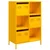 Visoka komoda boja senfa 68x39x103,5 cm od čelika