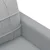4-dijelni set sofa s jastucima svjetlosivi od tkanine