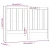 Greatstore Posteljno vzglavje 126x4x100 cm trdna borovina