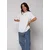 Organic bela majica - Organic boyfriend tee off white