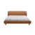 Livetastic OBLAZINJENA POSTELJA 181 cm  x 201 cm , les, kovina, usnje rjava