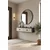 Hanah Home komoda Yuka 120, 120 cm, antracit / travertin