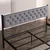 Hanah Home Francuski ležaj Stil, 150x88x200 cm, Sivi