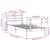 Vidaxl Posteljni okvir brez vzmetnice bel 75x190 cm trdna borovina