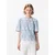 OBJECT Bluza MYA svetlo modra/bela