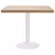 Bistro stol svjetlosmeđi 80 x 80 cm MDF