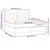 Vidaxl Box spring postelja z vzmetnico taupe 160x200 cm blago