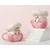 Kirby 3D keramična skodelica za kavo in čaj s pokrovom, darilo