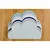 Temno roza silikonski pogrinjek Kindsgut Cloud, 49 x 27 cm