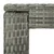 Vrtni barski stol sivi 100 x 60,5 x 110,5 cm od poliratana