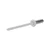 Aluminijaste odprte zakovice 3,2x6 mm RAL 9006