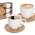 shumee Darilni set 6 porcelanastih skodelic za espresso kavo