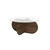 Hanah Home Klub sto Aeris, 75x35x75 cm, Orah-providni