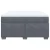 vidaXL Box spring postelja z vzmetnico temno siva 160x200 cm žamet