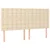 vidaXL vidaXL Box spring postelja z vzmetnico krem 180x200 cm blago, (20893029)