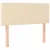 Greatstore Box spring postelja z vzmetnico krem 90x190 cm blago