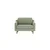 ATELIER DEL SOFA 1-Seat Sofa - fotelja Robin Loveseat Sea Green Walnut