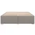 Vidaxl Posteljni okvir brez vzmetnice taupe 200x200 cm blago