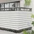 Balcony ekran Svijetlo siva i bijela. 120 x 800 cm