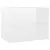 Ormarić za umivaonik visoki sjaj bijeli 60x38 5x45 cm iverica
