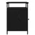 Noćni ormar 2 pcs Crni hrast 40 x 42 x 60cm Konstruirano drvo