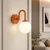 Opviq zidna lampa Loop-20451-B, 1 × E27, braon