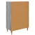 Kreveta Siva sonoma 66 x 34,5 x 95 cm Konstruirano drvo