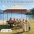 Costway Pop-Up paviljon 3,6x3,6 m rjav