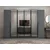 Hanah Home ormar sa reflektujućim staklom Nisa 20597, 270 cm, antracit