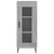 vidaXL Komoda siva sonoma 34,5x34x90 cm inženirski les