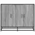 Komoda Siva Sonoma 94x35x76 cm Konstruirano drvo