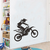 Naljepnica za zid / Tapeta Motociklist KP16602