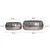 Livetastic Set Dekorativnih Vaz Silver, 2 Kos