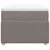 Vidaxl Box spring postelja z vzmetnico taupe 100x200 cm blago