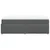 Vidaxl Box spring postelja z vzmetnico temno siva 140x200 cm blago