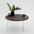 Hanah Home Klub sto Serenity, 70x40x cm, Braon