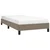 shumee vidaXL Posteljni okvir brez vzmetnice taupe 90x190 cm blago