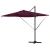Suncobran S LED lampica Bordeaux Crvena 286 x 284 x 270 cm