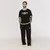 GymBeam Oversized Varsity T-Shirt Black