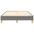 vidaXL Box spring posteljni okvir temno siv 120x200 cm blago