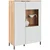 Lesnina Highboard Austin 90 cm, bela, barve hrasta