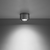 Sivi reflektor o 14 cm Spattio - Nice Lamps