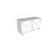 Wallity Komoda Jupiter 100x77x40cm Antracit-Hrast