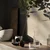 Vaza ARY 7,5 cm, rjava, kamnita posoda, ferm LIVING